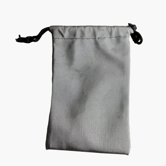 ELFASIO Gray Drawstring Jewelry Pouch Bag Small - Picture 2 of 3